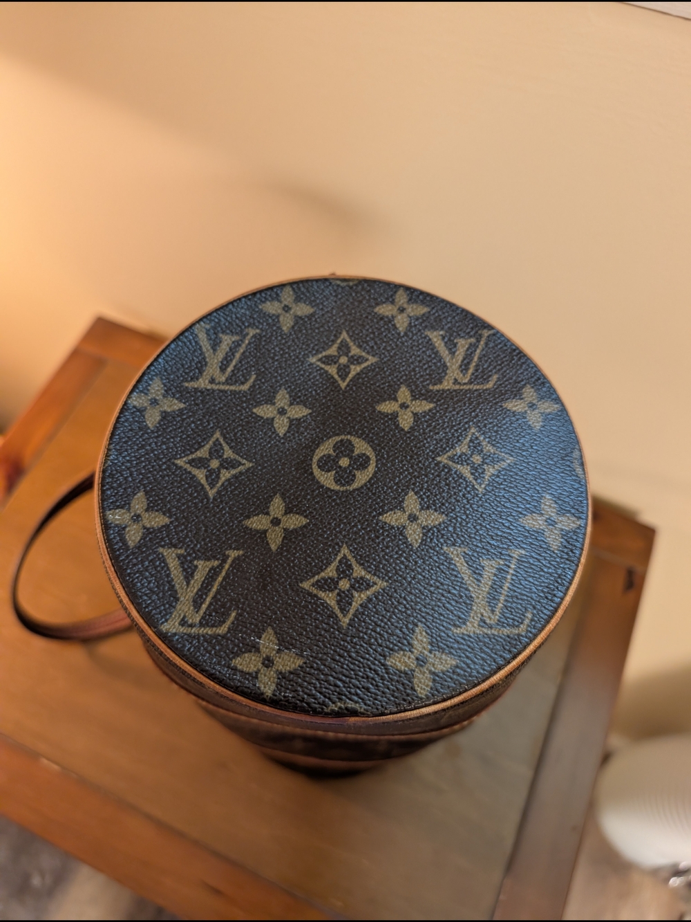Louis Vuitton Monogram Barrel Bag in Brown and Tan - Picture 8 of 11